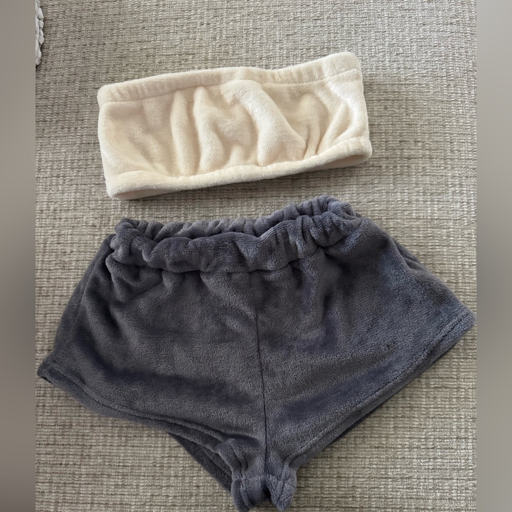 Pajamas PJs set fuzzy small